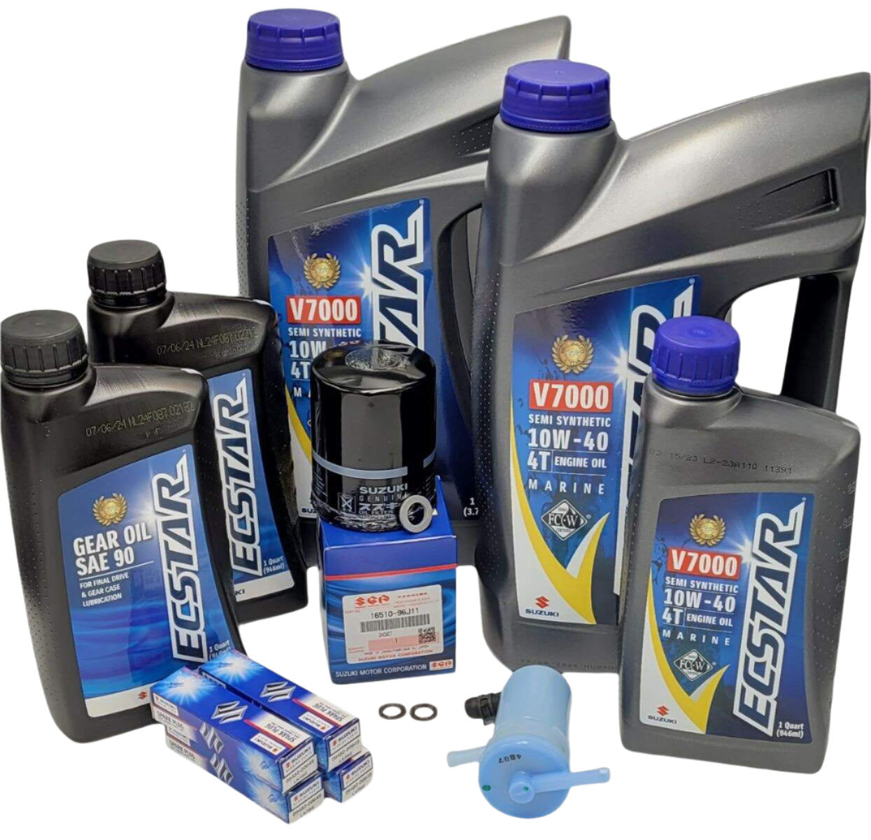 Suzuki Outboard -100 Hour- Complete Oil Change Kit -DF150/175