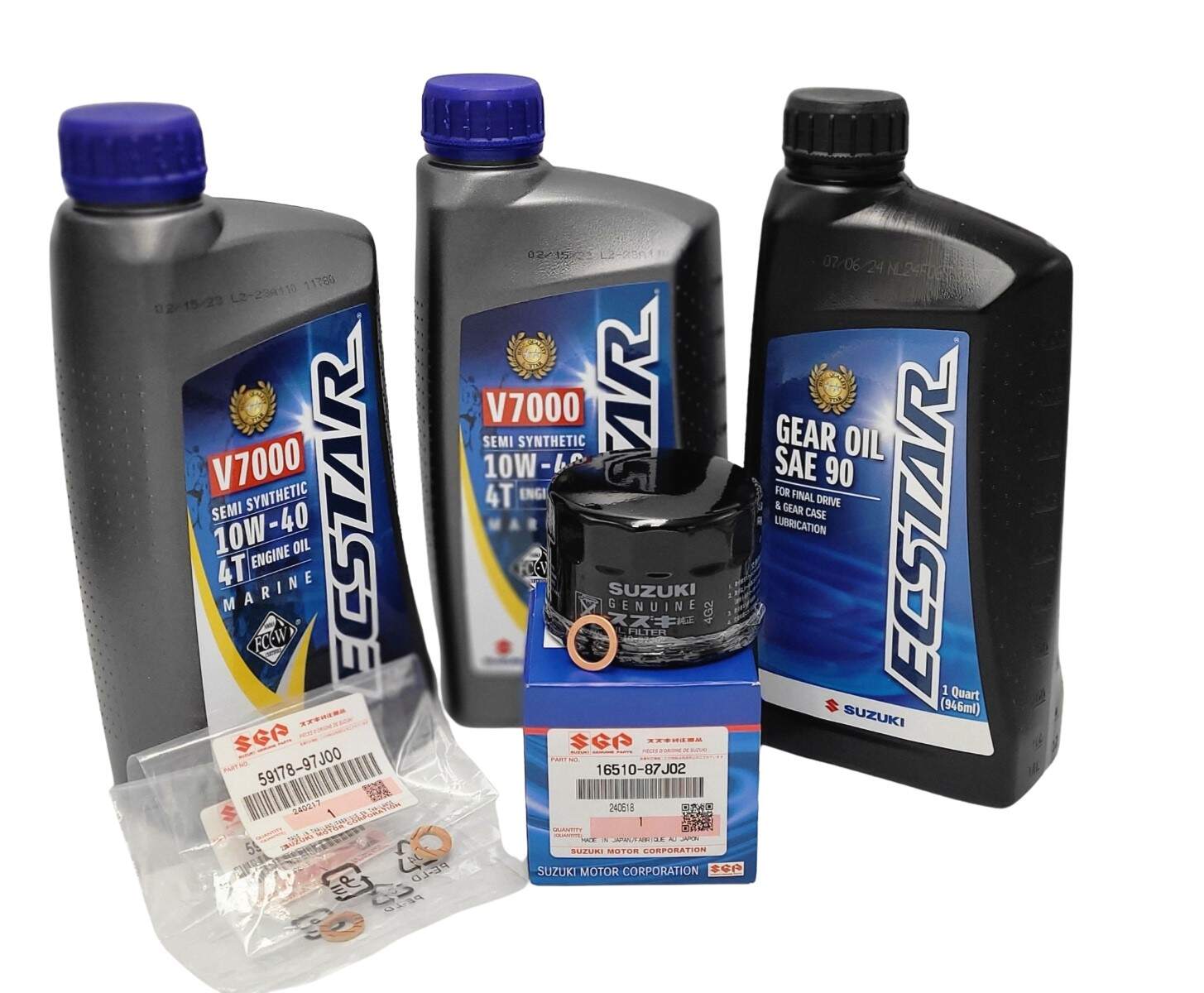 Suzuki Outboard Complete Oil Change Kit - DF25A/30A
