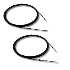 Suzuki Performance Shift & Throttle Control Cables for Remote Steering (2-Pack)