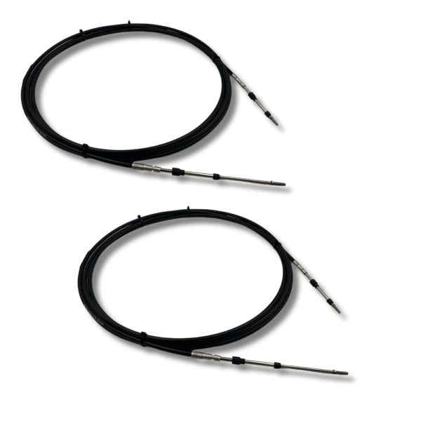 Suzuki Performance Shift & Throttle Control Cables for Remote Steering (2-Pack)